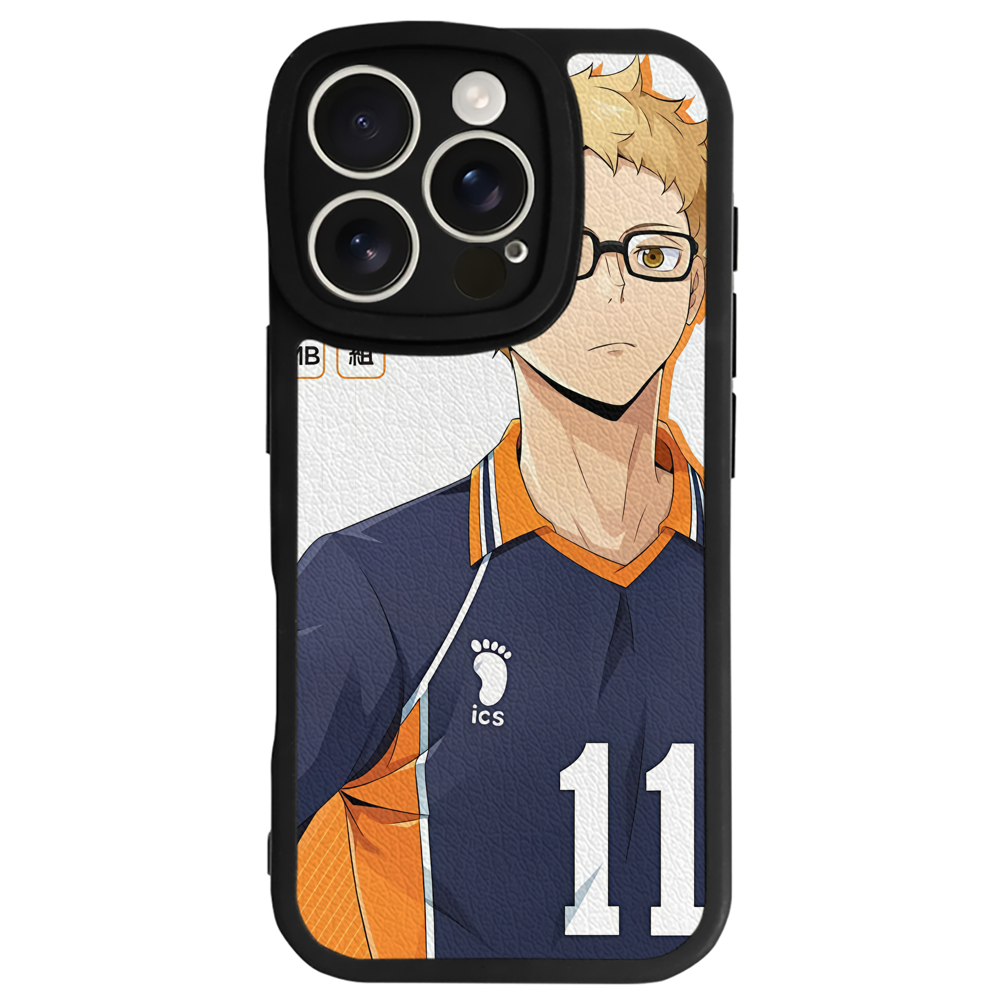 （画像用） ハイキュー!! Haikyu!! 【iPhone 16シリーズ対応】シリコンスマホケース（レザー調） 材質：シリコン